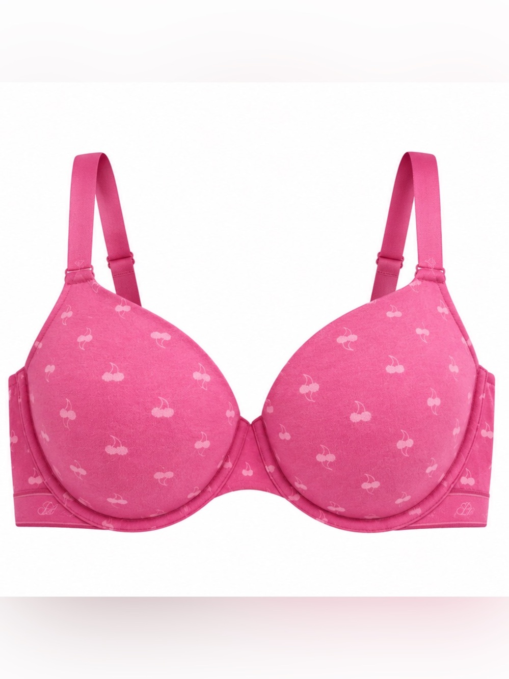 Victoria’s Secret PINK Pink Cherry Print Push Up Bra 34D Y2K